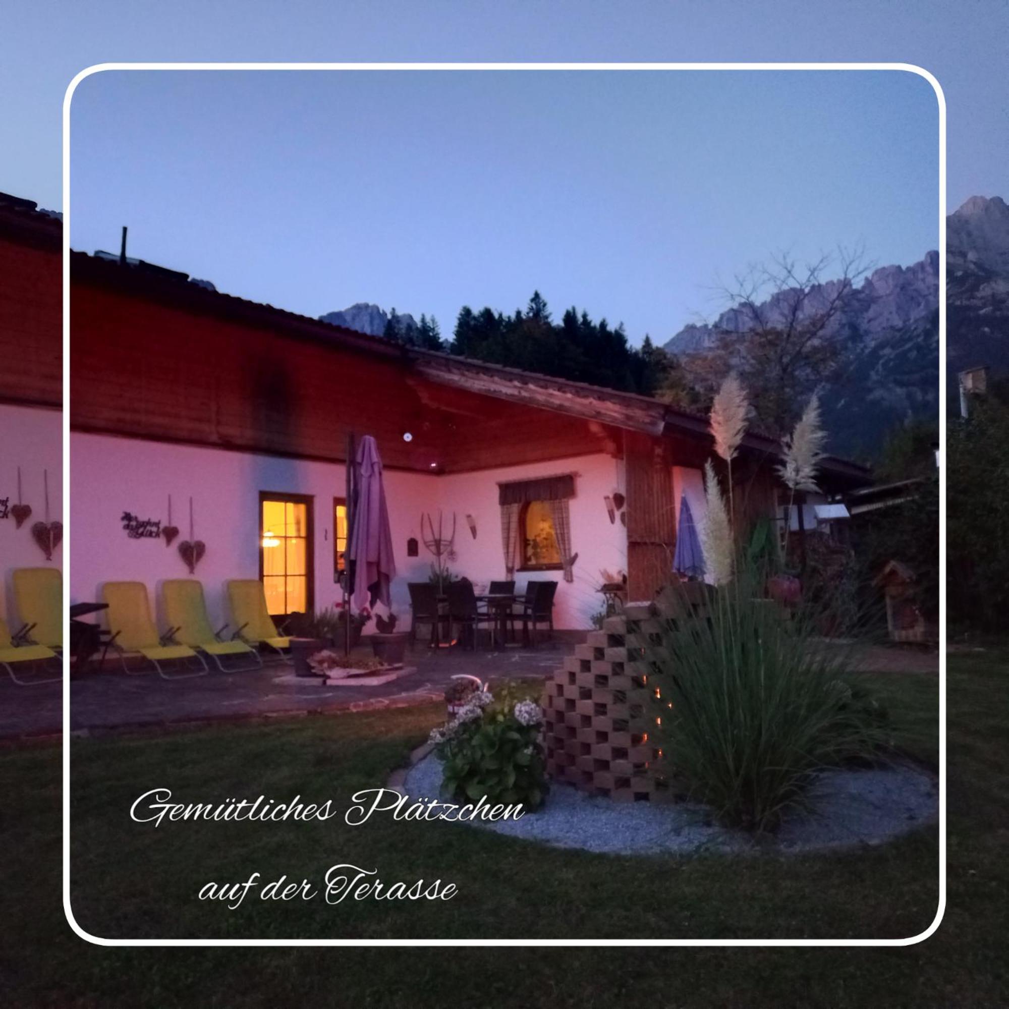 Chalet Gluecklich Sein... Елльмау Екстер'єр фото